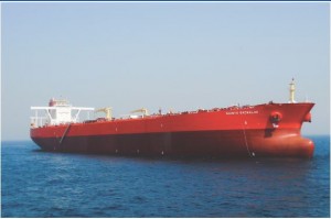 A ship owned by Navios Maritime Midstream
